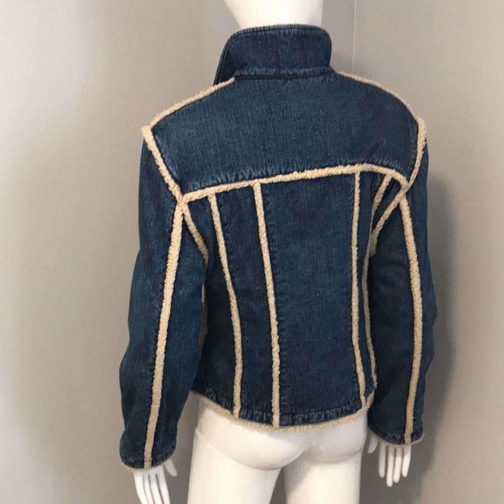 Wrangler vintage denim Sherpa-Lined Jacket